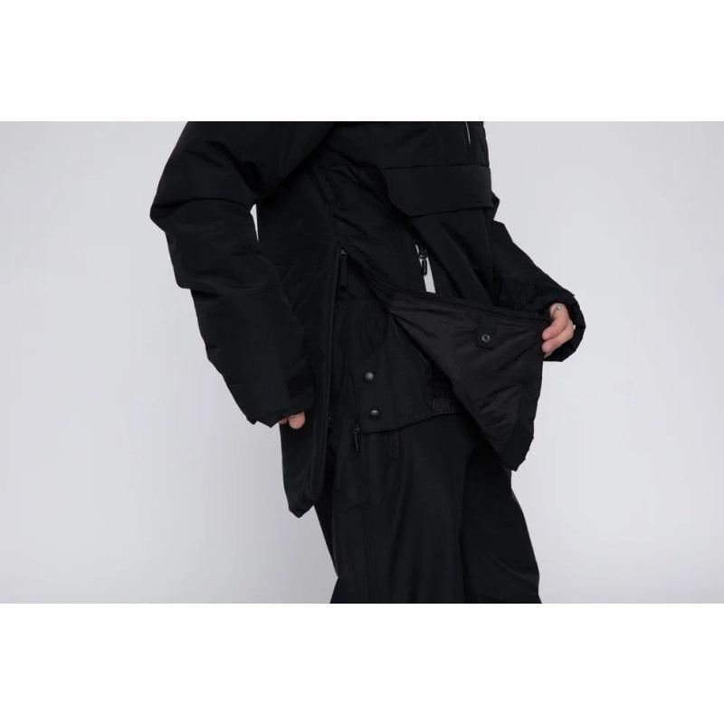 【アウトレット】 L1 SNOWBLIND ANORAK JKT BLACK レディース スノーボード スキー スノボウェア ジャケット JACKET 型落ち 23-24 | L1 | 06