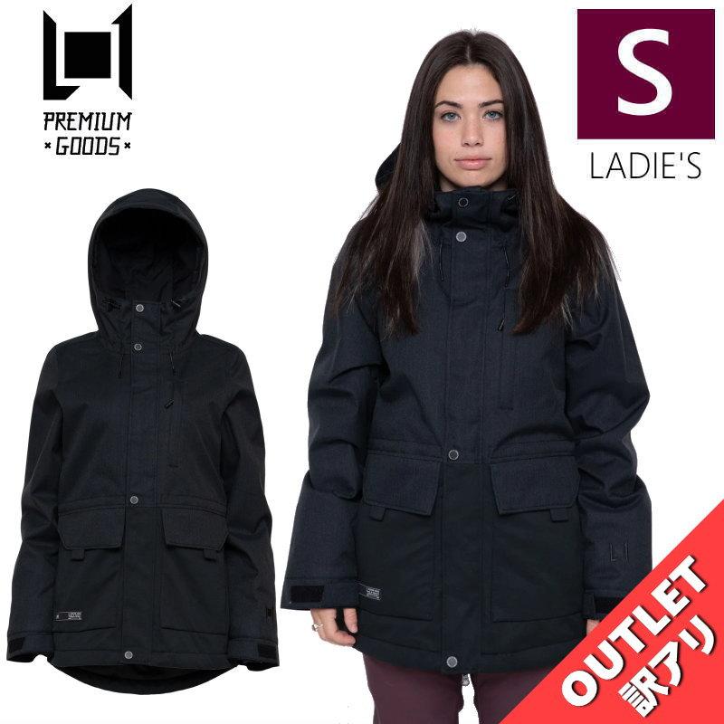 スキー、スノボードウェア　Ｌ L1 【アウトレット】 ANWEN JKT BLACK レディース スノーボード