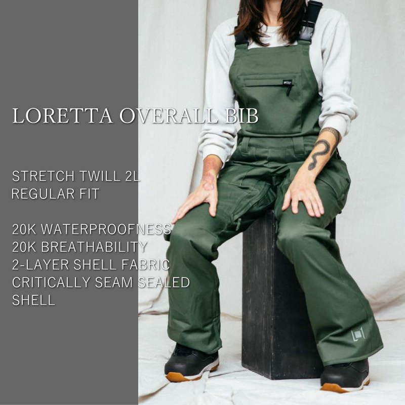 L1 ○ LORETTA OVERALL BIB PNT BLACK Lサイズ レディース L1 ○ LORETTA OVERALL BIB PNT BLACK Lサイズ レディース