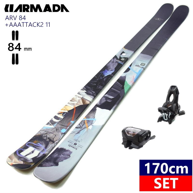 170cm 84mm幅 21 Armada Arv 84 attack2 11 Black フリースキー フリースタイル スキー板 ビンディング付き セット ツインチップ アルマダ 日本正規品 21arm05a 170 オフワン国道16号 通販 Yahoo ショッピング