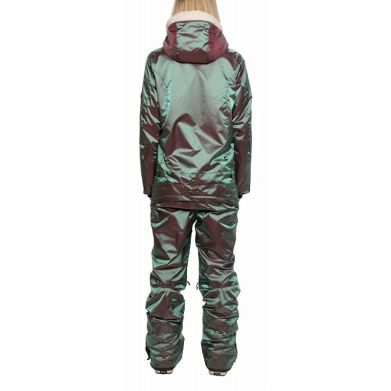 20-21 686 Hologram Insulated Snow Suit カラー:Plum Iridescent XSサイズ レディース スノーボード スキー つなぎ 日本正規品 つなぎ