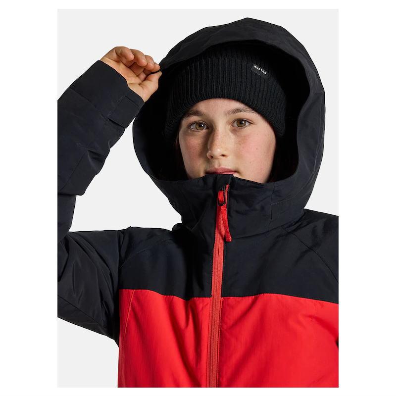 BURTON 23-24 BOYS LODGEPOLE JKT カラー:TRUBLK TOMATO Mサイズ BURTON 23-24 BOYS LODGEPOLE JKT カラー:TRUBLK TOMATO Mサイズ