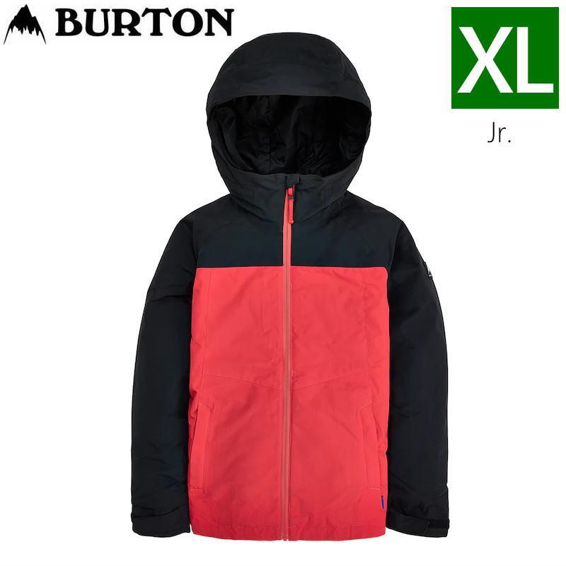 BURTON 23-24 BOYS LODGEPOLE JKT カラー:TRUBLK TOMATO XL BURTON 23-24 BOYS LODGEPOLE JKT カラー:TRUBLK TOMATO XL