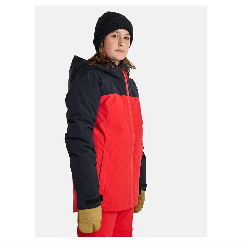 BURTON 23-24 BOYS LODGEPOLE JKT カラー:TRUBLK TOMATO XL BURTON 23-24 BOYS LODGEPOLE JKT カラー:TRUBLK TOMATO XL