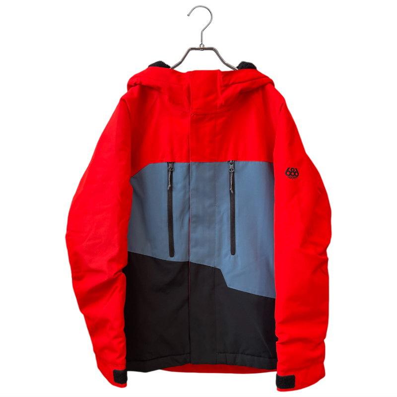 【アウトレット】◎25 686 BOYS GEO INSULATED JKT SOLAR COLORBLOCK Mサイズ  子供用 スノーボード スノボウェア ジャケット | 686 | 01