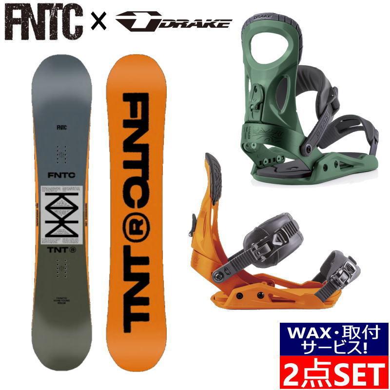 スノーボード ボード FNTC TNT ダブルキャンバー FLUX ビンディング