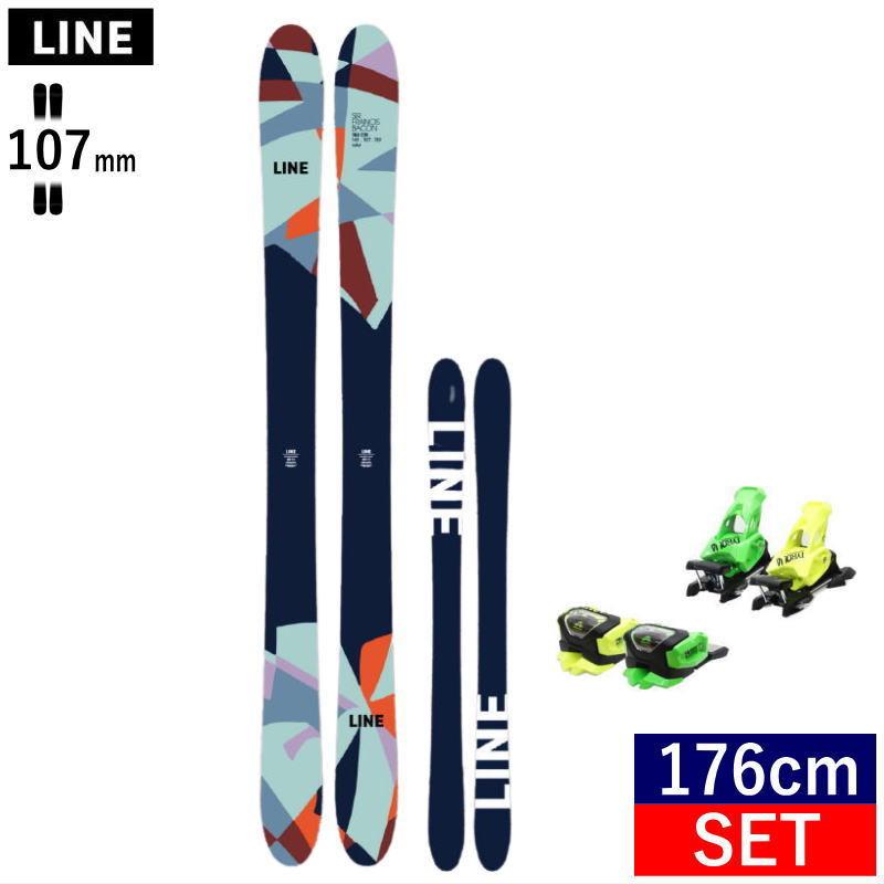 早期予約商品 176cm 107mm幅 22 23 Line Sir フリースキー ビンディングセット Francis Bacon attack2 Line 1314 ライン スキー フリースキー ビンディングセット オールマウンテン パウダー 23line03c 176 オフワン国道16号