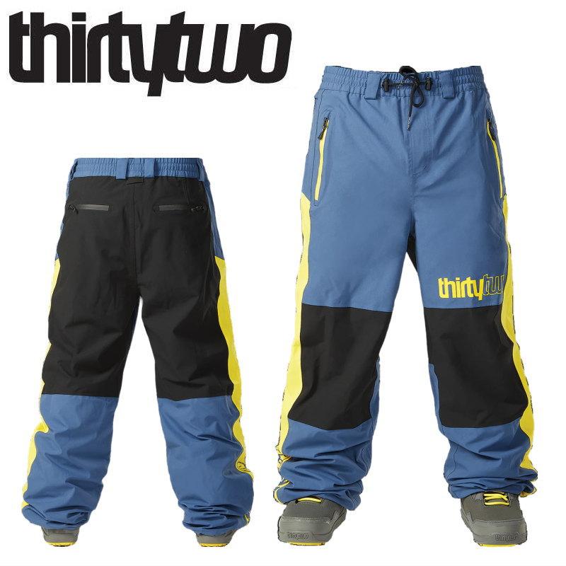 thirtytwo THIRTYTWO SWEEPER PNT カラー:BLUE YELLOW 23-24