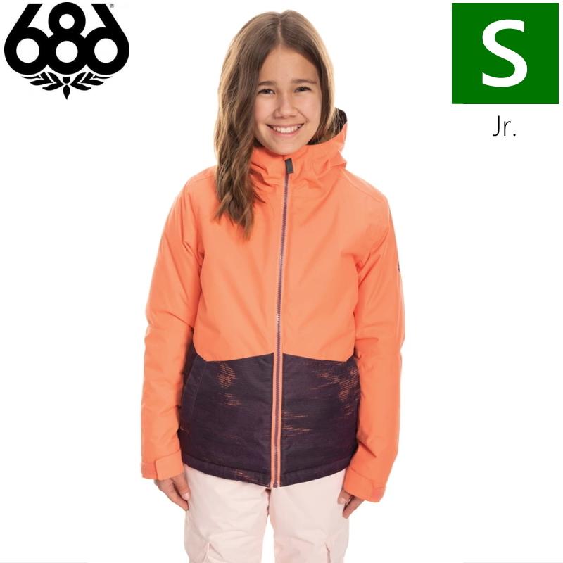 【SALE／55%OFF】 19-20 日本正規品 ジャケット スキー スノーボード 子供用  Sサイズ COLORBLOCK カラー:CORAL JKT INSULATED RUMOR 686  グローブ