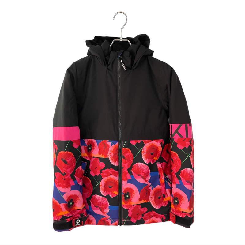 【OUTLET】 NIKITA GIRLS LINDAN JACKET BLACK Mサイズ キッズ スノーボード スキー ウェア アウトレット | NIKITA | 01