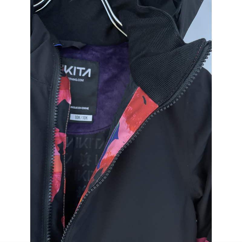 【OUTLET】 NIKITA GIRLS LINDAN JACKET BLACK Mサイズ キッズ スノーボード スキー ウェア アウトレット | NIKITA | 04