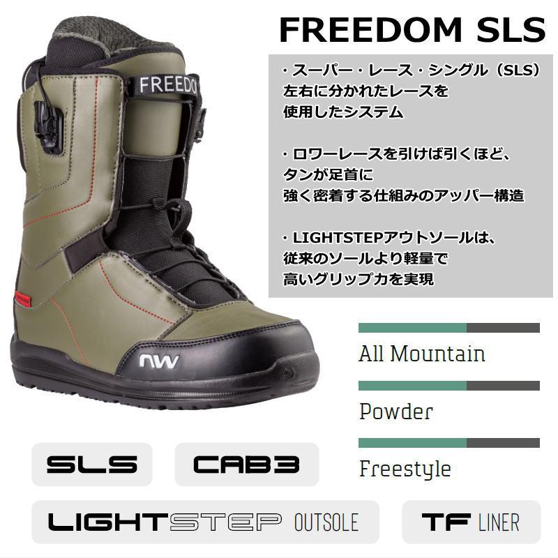 23-24 NORTHWAVE FREEDOM + DRAKE KING ナイトロ  メンズ スノーボード バイン ビンディング ブーツ 2点セット 日本正規品 | DRAKE | 02