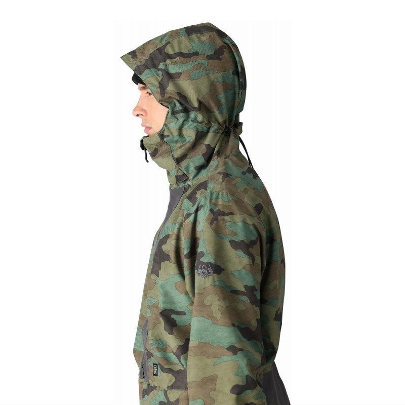 686 ◎ GHOST 2.5L SHELL ANORAK JACKET M3WN136 ロクハチロク 686 ◎ GHOST 2.5L SHELL ANORAK JACKET M3WN136 ロクハチロク