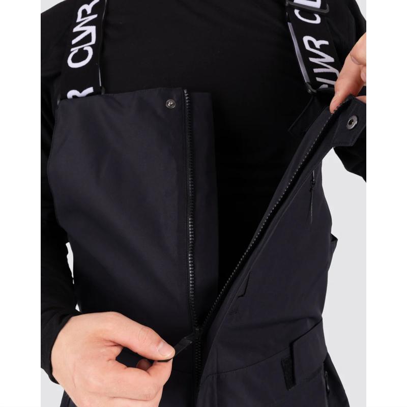 CLWR（カラーウェア） ◎ CLWR MENS SLASH BIB PNT BLACK スノボウェア