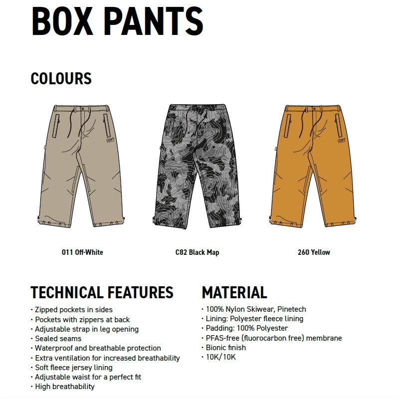 CLWR（カラーウェア） ◎ CLWR U BOX PNT OFF WHITE スノボウェア