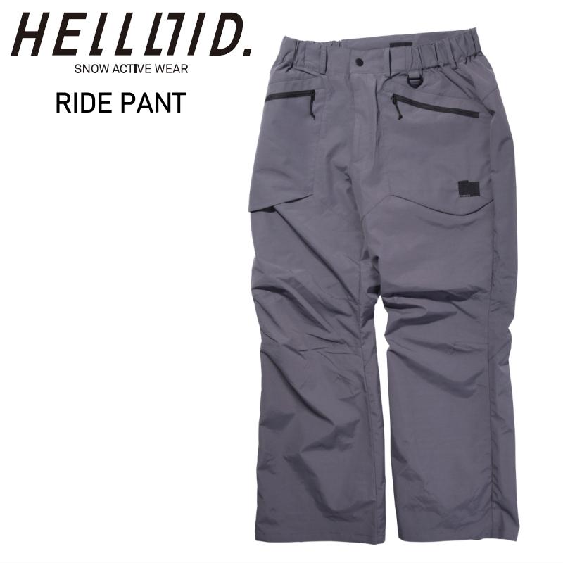 ◎ HELLOID RIDE PANTS GRAY ヘルロイド スノボウェア 3L スリー