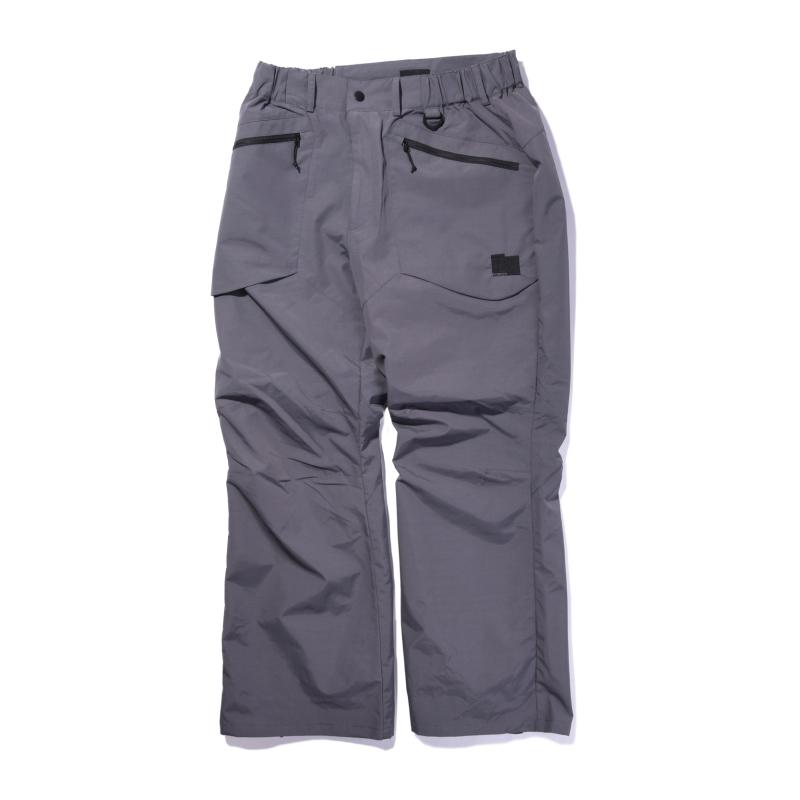 美品 HELLOID ヘルロイド スノーパンツ カーゴパンツ ◎ HELLOID RIDE PANTS GRAY ヘルロイド スノボウェア 3L スリー