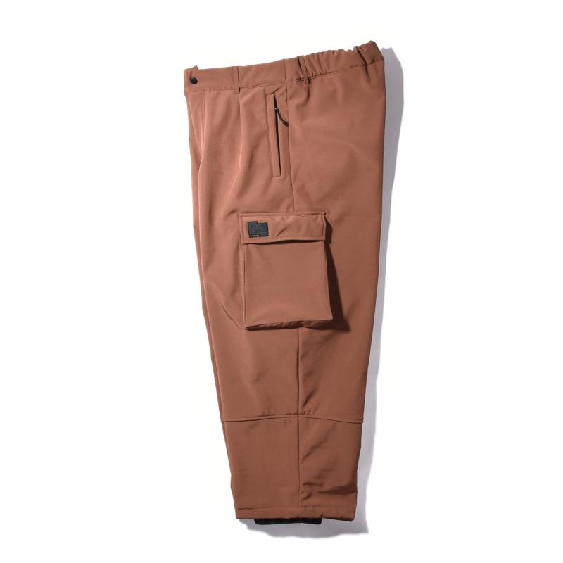 ◎ HELLOID SOFTSHELL WIDE PANTS BROWN ヘルロイド スノボウェア