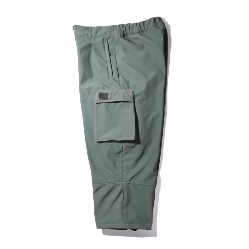 【定価以下】HELLOID ヘルロイド　SOFTSHELL PANTS ◎ HELLOID SOFTSHELL WIDE PANTS OLIVE ヘルロイド スノボウェア