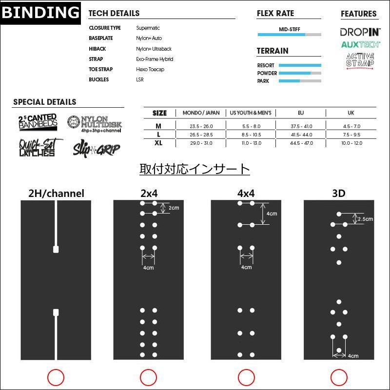 NIDECKER（ナイデッカー） 24-25 NIDECKER SUPERMATIC スーパー
