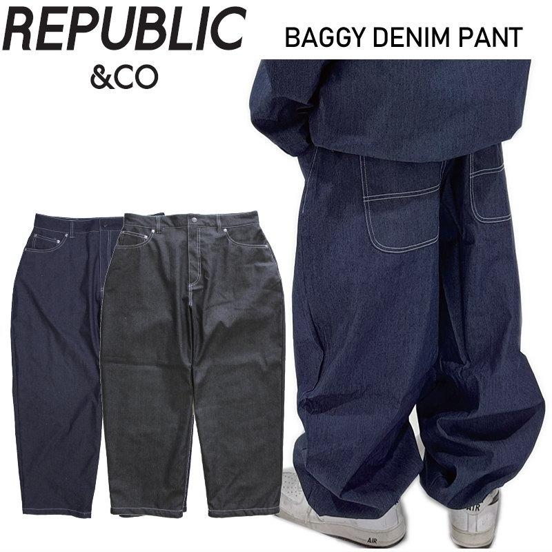 ◎ 24-25 REPUBLIC BAGGY DENIM PANT リパブリック スノボウェア ◎ 24-25 REPUBLIC BAGGY DENIM PANT リパブリック スノボウェア