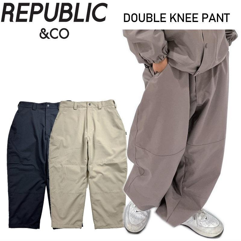 【新品未使用】REPUBLIC&CO DOUBLE KNEE pantsブラック 楽天市場】24-25 REPUBLIC & CO/リパブリック DOUBLE KNEE pant