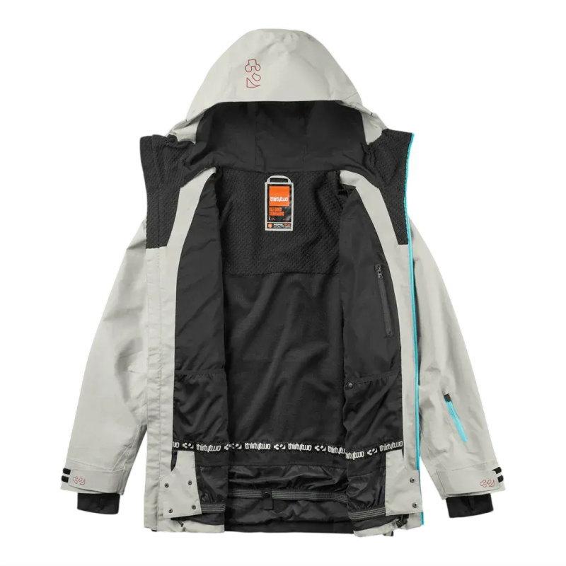 25-26 THIRTYTWO TM RECYCLED X PAT FAVA JACKET カラー:CEMENTサーティツー ジャケット JKT メンズ スノーボード スキー スノボウェア ★ 型落ち 旧モデル | thirtytwo | 03