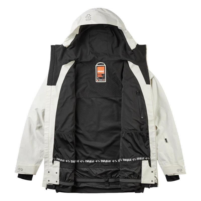 25-26 THIRTYTWO TM RECYCLED JACKET カラー:OFF WHITE サーティツー ジャケット JKT メンズ スノーボード スノボウェア ★ 型落ち 旧モデル 日本正規品 | thirtytwo | 03
