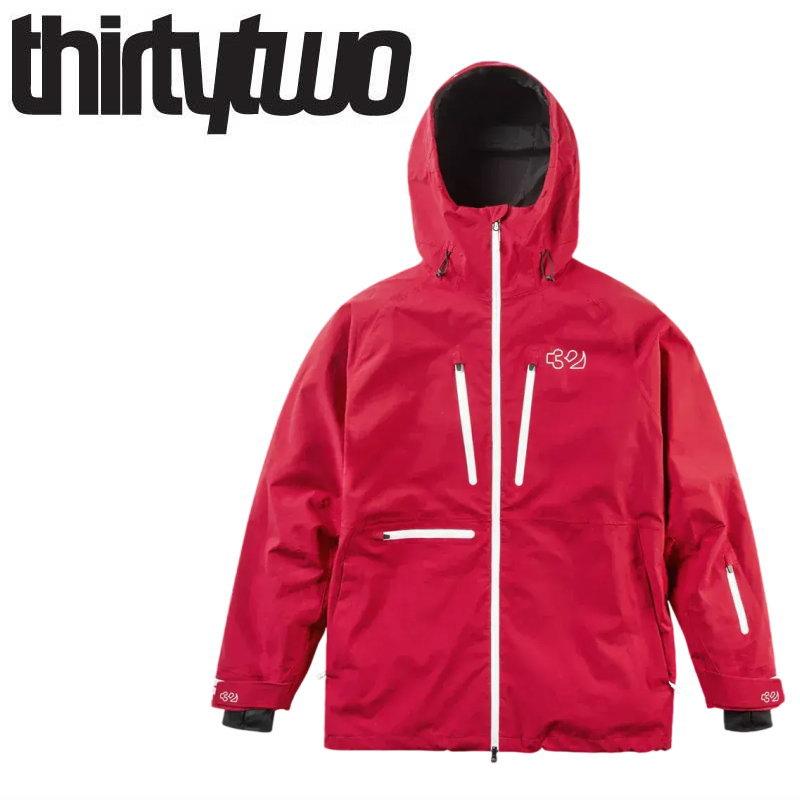 25-26 THIRTYTWO TM RECYCLED X HANSEN JACKET カラー:BRICK サーティツー ジャケット JKT メンズ スノーボード スキー スノボウェア ★ 型落ち 旧モデル | thirtytwo