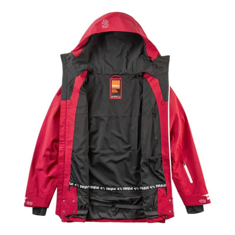 25-26 THIRTYTWO TM RECYCLED X HANSEN JACKET カラー:BRICK サーティツー ジャケット JKT メンズ スノーボード スキー スノボウェア ★ 型落ち 旧モデル | thirtytwo | 03