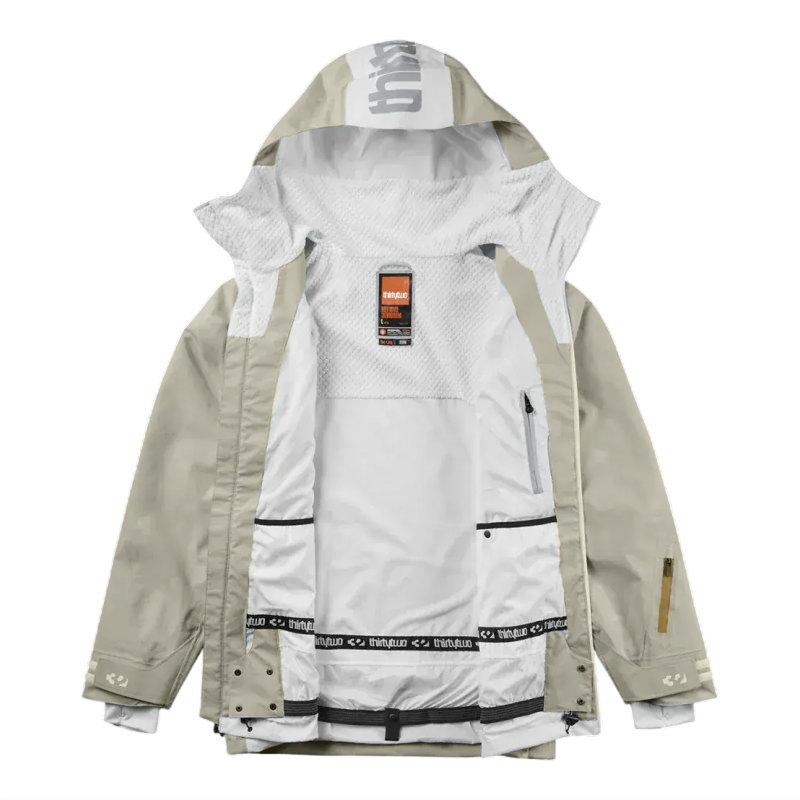 25-26 THIRTYTWO LASHED JACKET カラー:CEMENT サーティツー ジャケット JKT メンズ スノーボード スキー スノボウェア ★ 型落ち 旧モデル 日本正規品 | thirtytwo | 03
