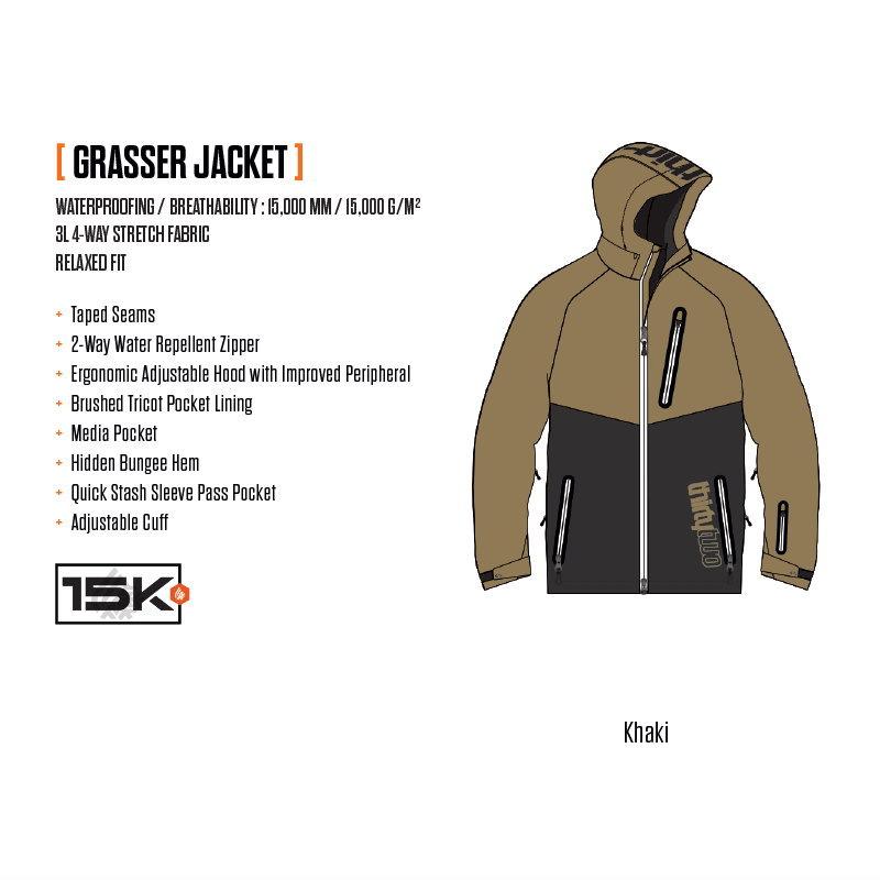 thirtytwo（サーティーツー） 25-26 THIRTYTWO GRASSER JACKET カラー