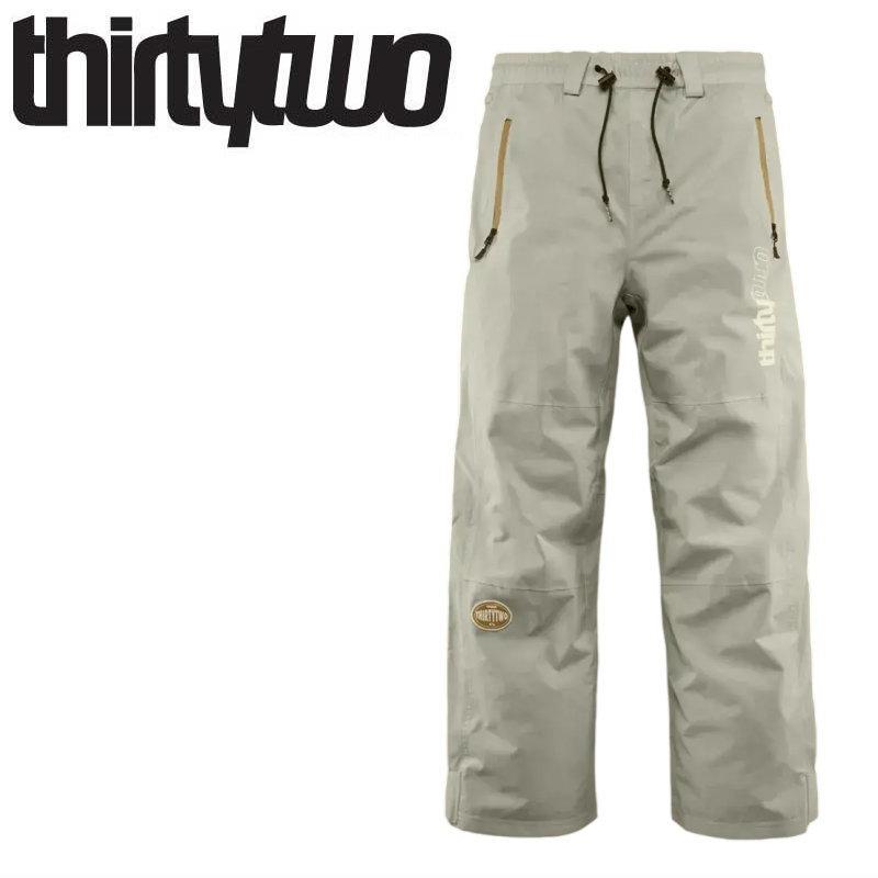 25-26 THIRTYTWO SWEEPER X STEVENS PANT カラー:CEMENT サーティツー パンツ PNT メンズ スノーボード スキー スノボウェア ★ 日本正規品 | thirtytwo