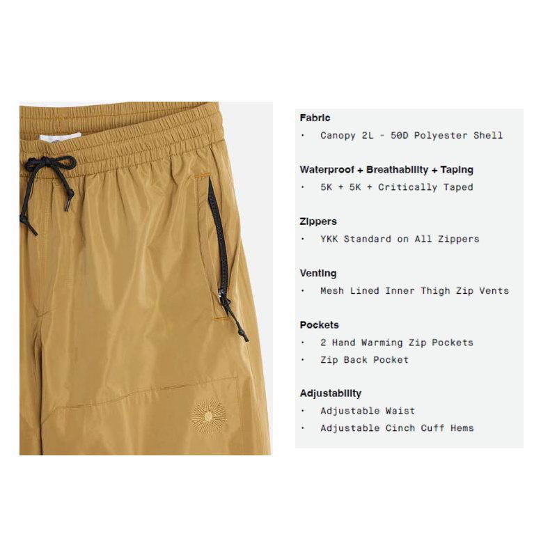 ★ 25-26 AUTUMN SERVICE PANT カラー:BLACK オータム スノボウェア メンズ スノーボード パンツ PNT 型落ち 旧モデル 日本正規品 |  | 05