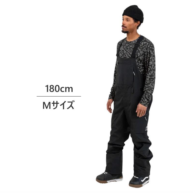 ★ 25-26JONES M'S MTN SURF RECYCLED BIB PANT STEALTH BLACK ジョーンズ スノボウェア メンズ スノーボード ビブパンツ PNT  日本正規品 | JONES SNOWBOARDS | 03