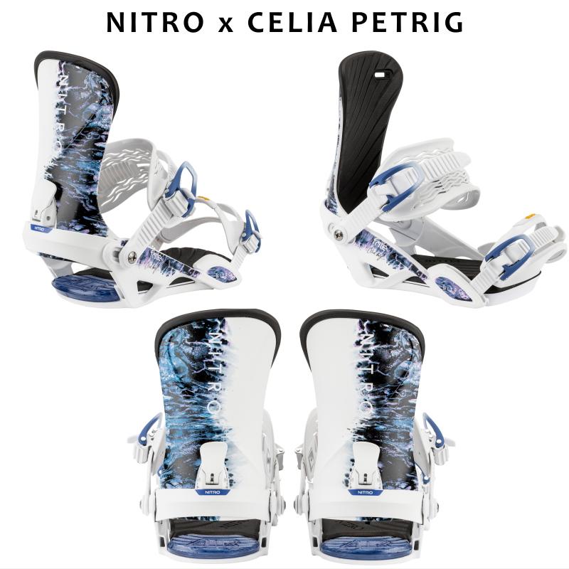 NITRO FATE スノーボード バインディング付き 23-24 NITRO FATE +ZMバインディング レディース スノーボード2点