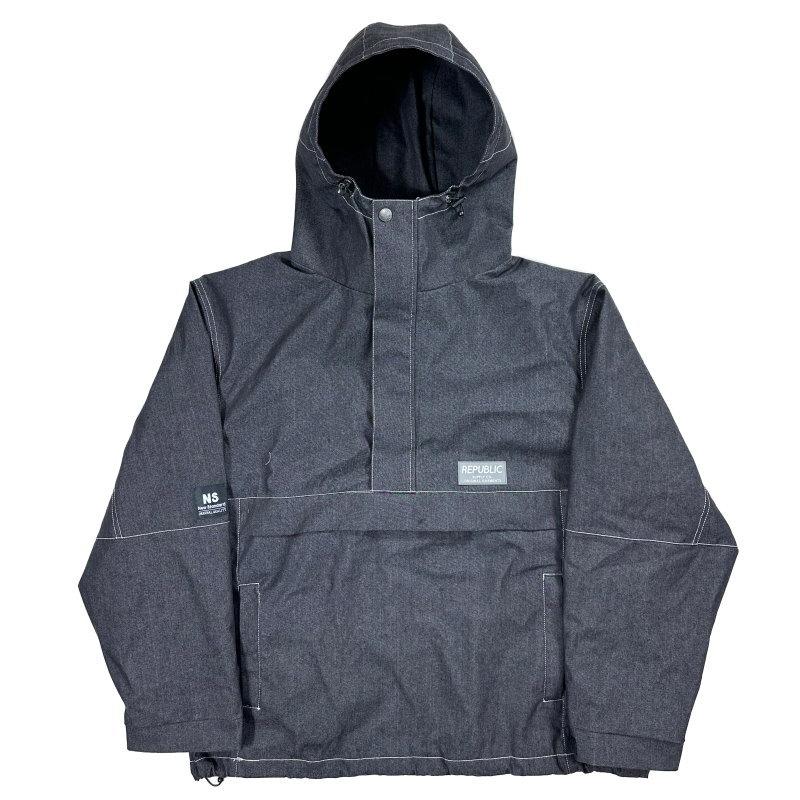 ★ 25-26 REPUBLIC TRAIL PULLOVER JACKET カラー:BLACK DENIM リパブリック スノボウェア メンズ スノーボード トレイルプルオーバージャケット JKT 日本正規品 |  | 01