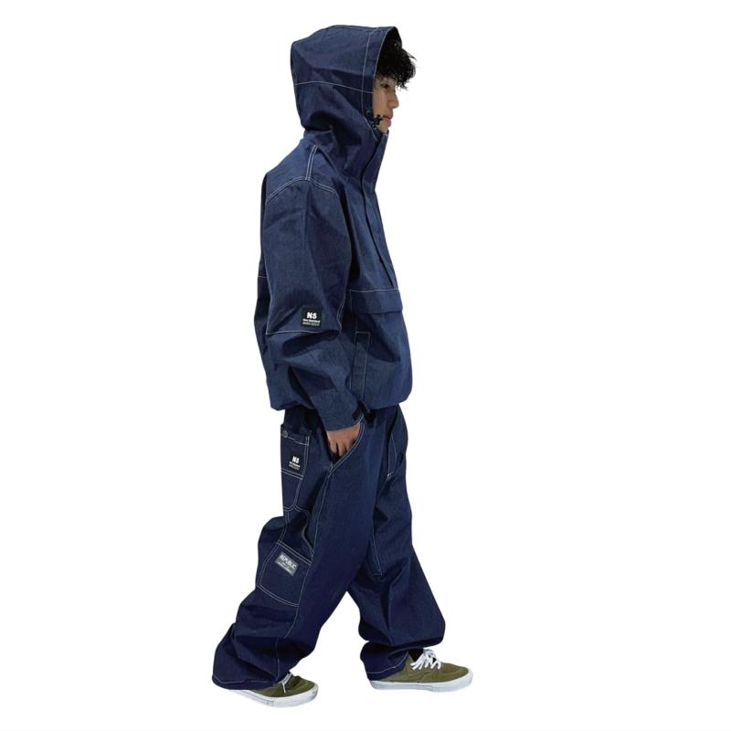 ★ 25-26 REPUBLIC TRAIL PULLOVER JACKET カラー:INDIGO DENIM リパブリック スノボウェア メンズ スノーボード トレイルプルオーバージャケット JKT |  | 03