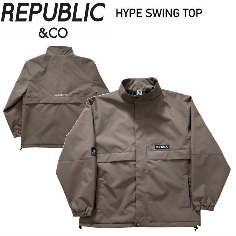 ★ 25-26 REPUBLIC HYPE SWING TOP JACKET カラー:MOCHA リパブリック スノボウェア メンズ スノーボード ハイプスウィングトップジャケット JKT 日本正規品 | 