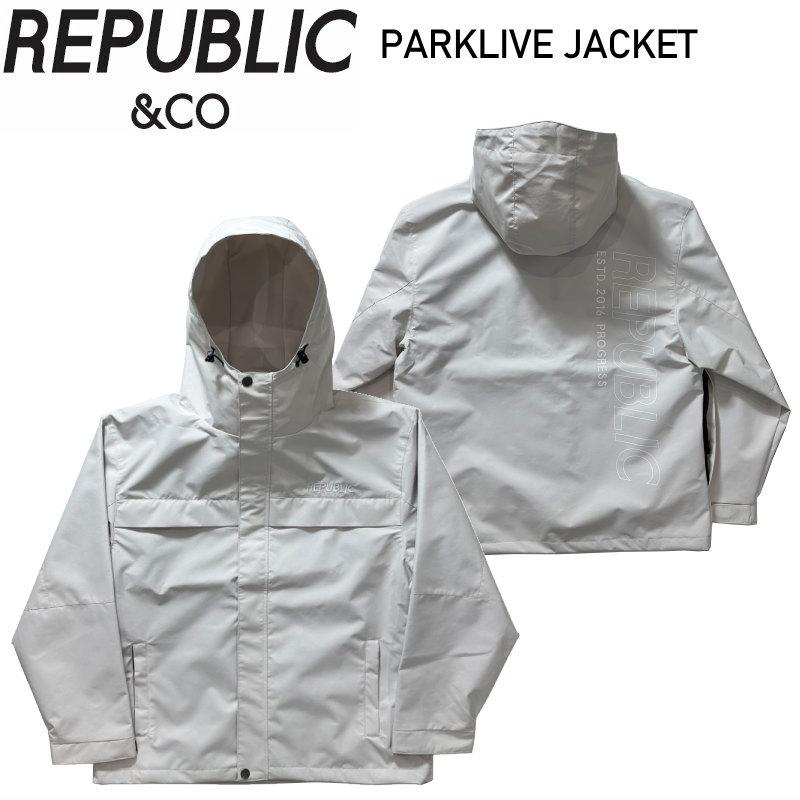 ☆ 25-26 REPUBLIC PARKLIVE JACKET カラー:L GREY リパブリック