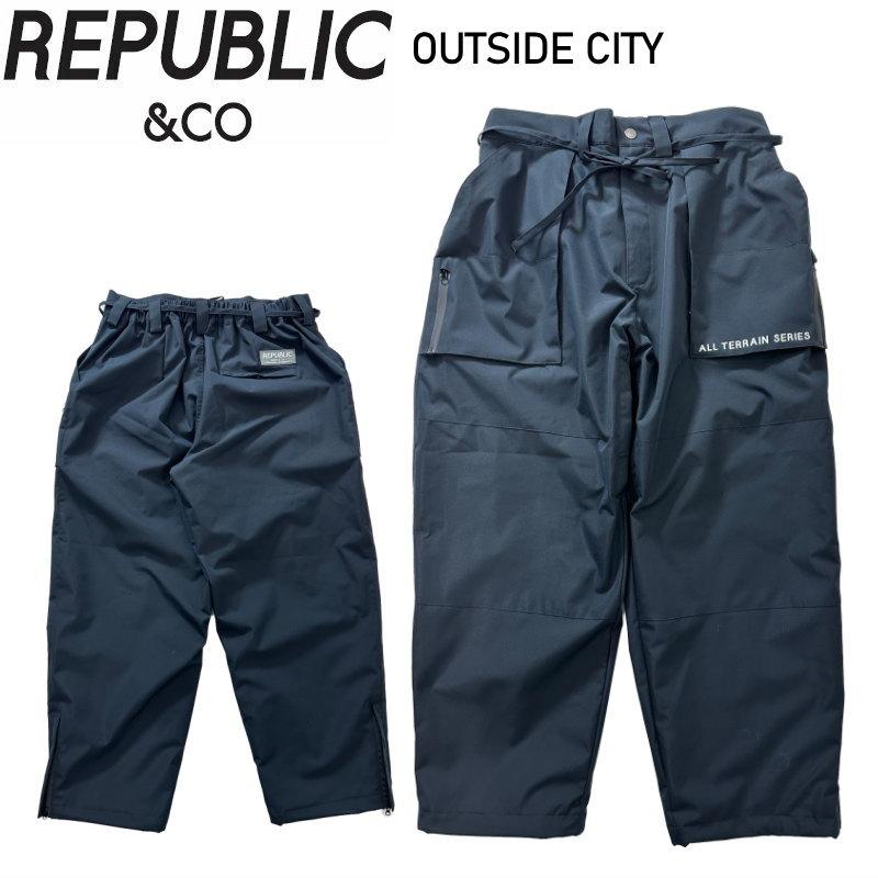 ☆ 25-26 REPUBLIC OUTSIDE CITY PANTS カラー:BLACK リパブリック