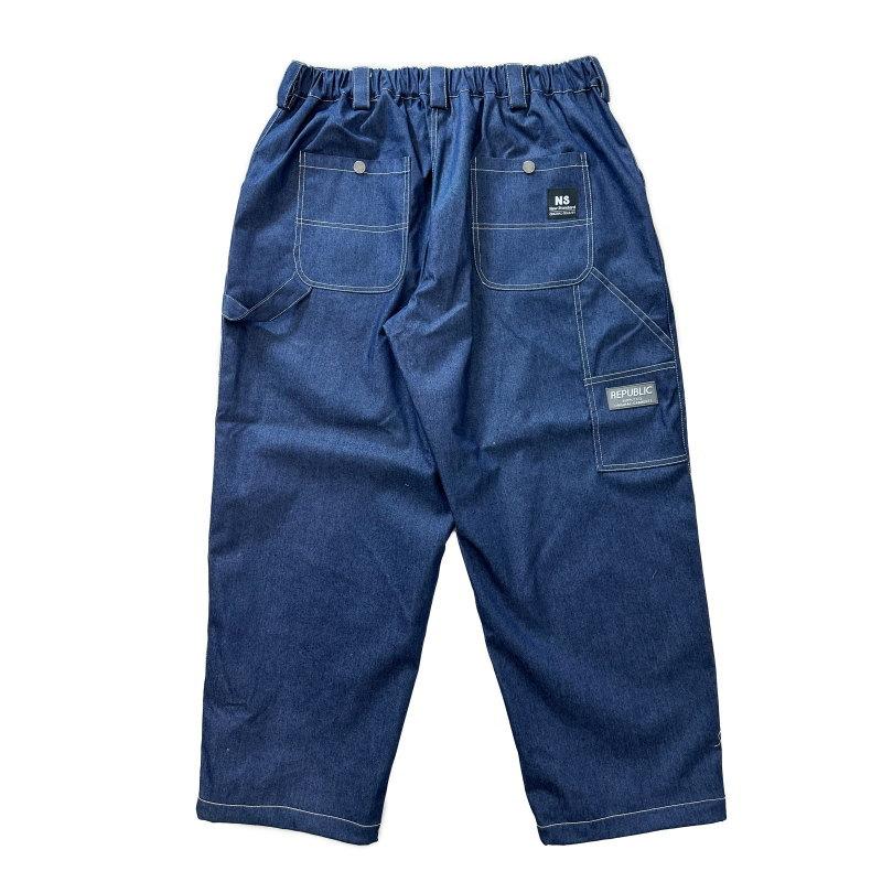 ★ 25-26 REPUBLIC WIDE PAINTER PANTS カラー:INDIGO DENIM リパブリック スノボウェア メンズ スノーボード パンツ PNT 日本正規品 |  | 02