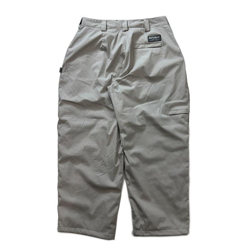 ★ 25-26 REPUBLIC DOUBLE KNEE PANTS カラー:CRAY リパブリック スノボウェア メンズ スノーボード パンツ PNT 日本正規品 |  | 02
