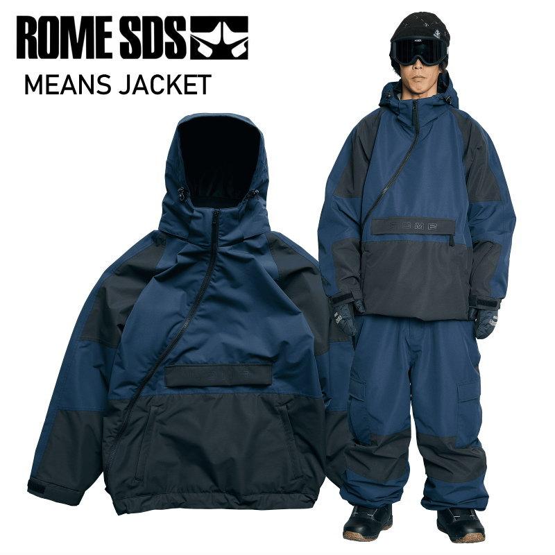 ROME SDS ☆ 25-26 ROME SDS MEANS JACKET NAVY ローム スノボウェア