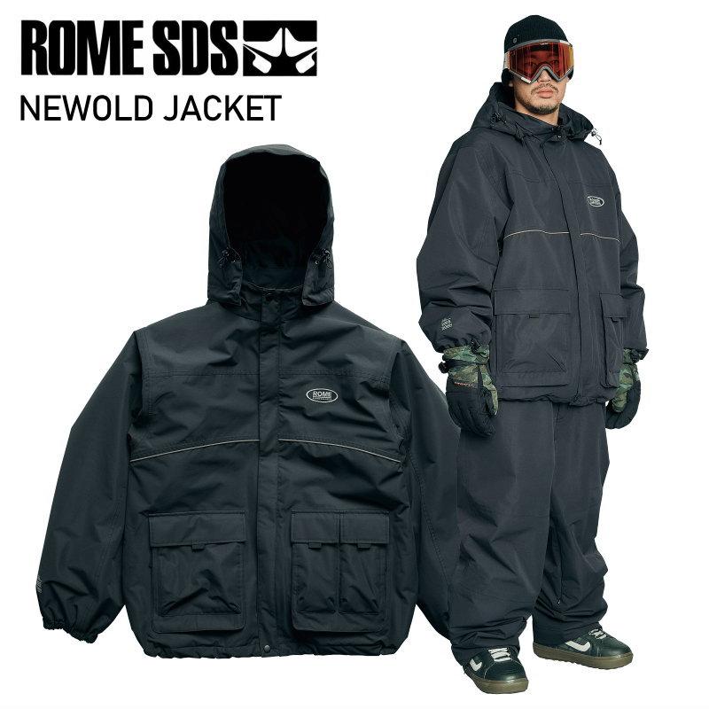 スノーボード ROME SDS NEWOLD JACKET BK S ROME SDS ☆ 25-26 ROME SDS NEWOLD JACKET BLACK ローム スノボウェア