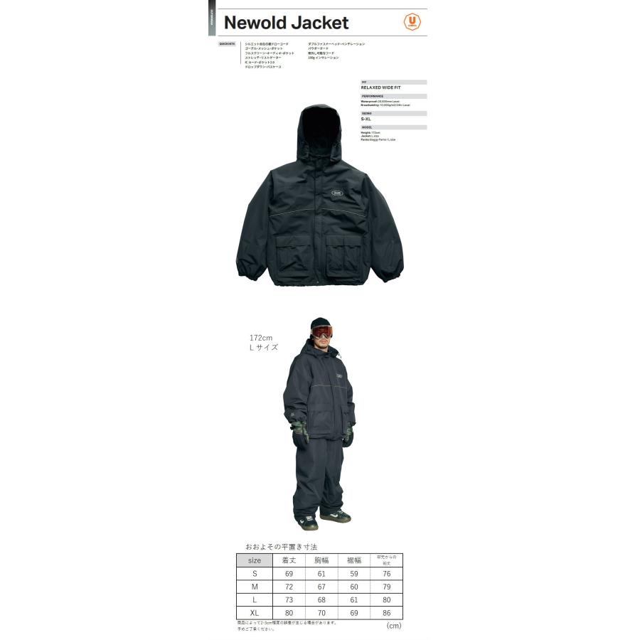 ROME SDS ☆ 25-26 ROME SDS NEWOLD JACKET BLACK ローム スノボウェア