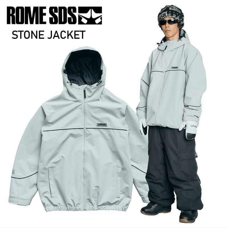 ROME SDS ☆ 25-26 ROME SDS STONE JACKET SILVER GRAY ローム スノボ 