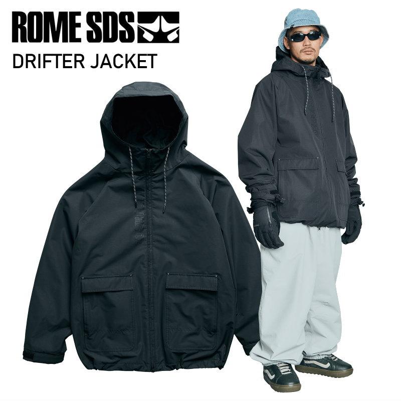 ROME SDS ☆ 25-26 ROME SDS DRIFTER JACKET BLACK ローム スノボ 
