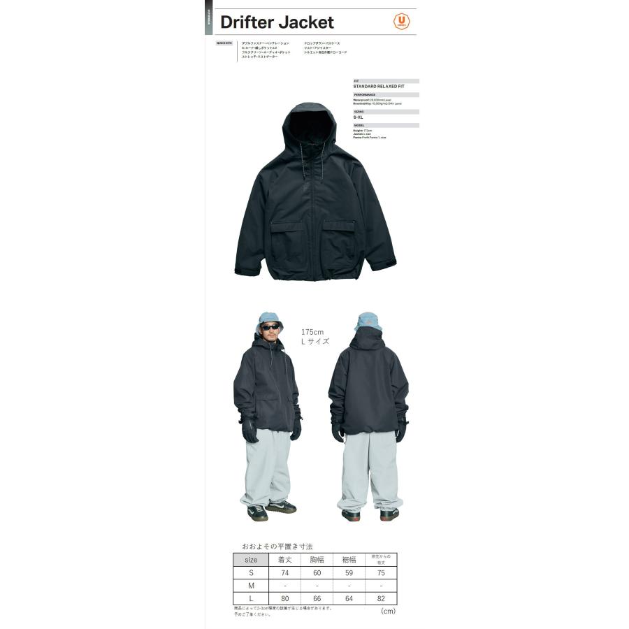 ROME SDS ☆ 25-26 ROME SDS DRIFTER JACKET BLACK ローム スノボ