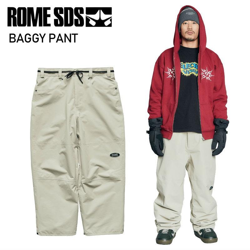 ROME SDS ☆ 25-26 ROME SDS BAGGY PANT CREAM ローム スノボウェア